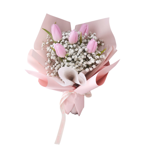 Cloudy Tulips