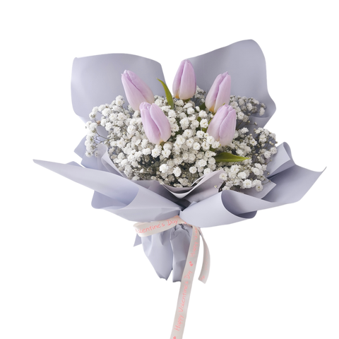 Cloudy Tulips