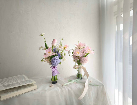 Pastel Meadow – Korean Style Posy Bridal Bouquet