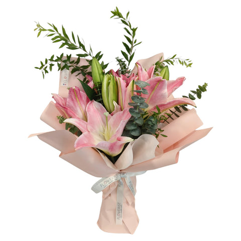 Lily Fresh Flower Bouquet