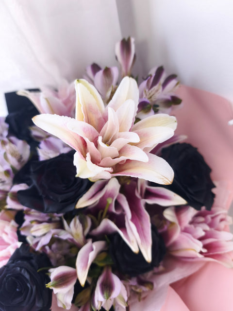 Rose Lily Fresh Flower Bouquet
